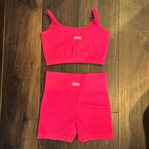 Bo + Tee Pink Workout Set